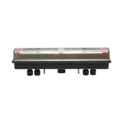 Luce freno posteriore sinistra LED camion 24V, 7 pin ASS2.1+4x2 con illuminazione targa 400x153x88mm - immagine 4