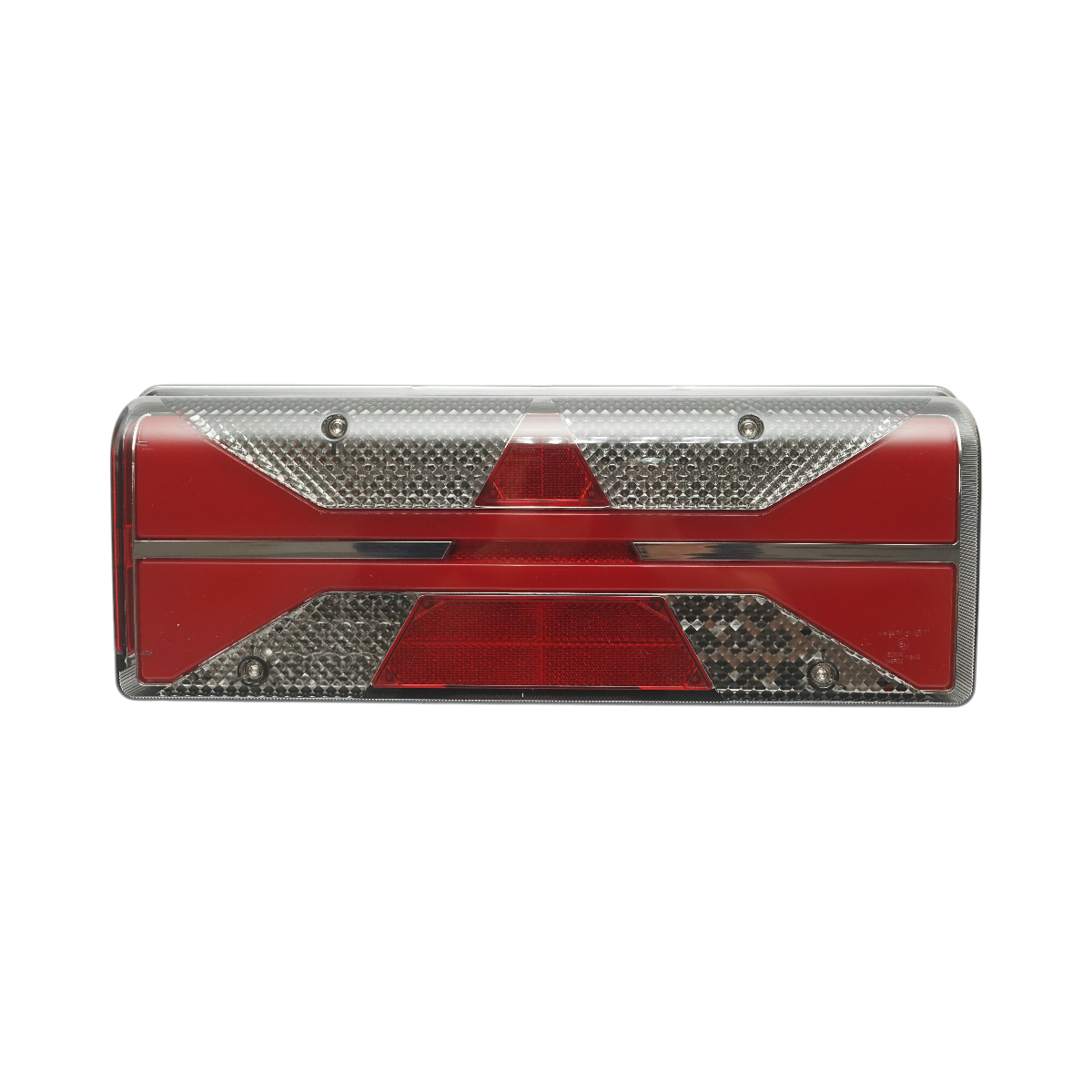 Luce freno posteriore sinistra LED camion 24V, 7 pin ASS2.1+4x2 con illuminazione targa 400x153x88mm