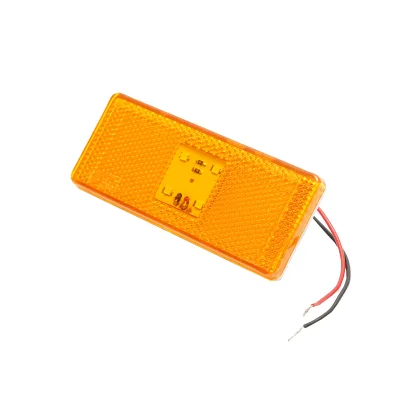 Luce laterale a LED gialla 24V - immagine 3