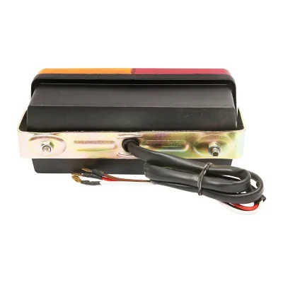 Luce stop posteriore con catadiottro rosso-giallo 12 V - immagine 4