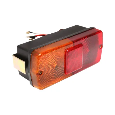 Luce stop posteriore con catadiottro rosso-giallo 12 V - immagine 3