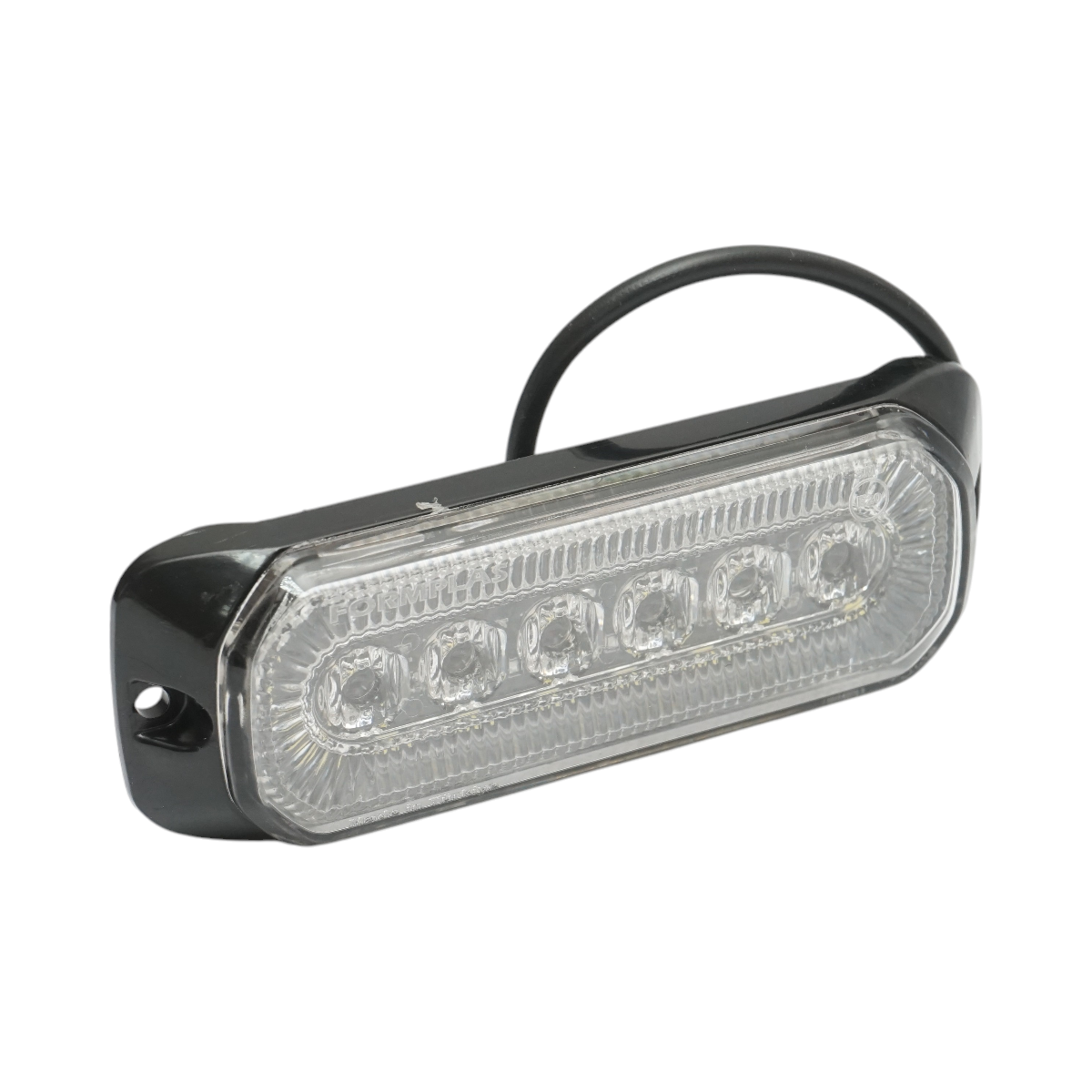 Luce stroboscopica laterale LED 12-24V bianca 9 funzioni 132x46x19mm FR1287 - immagine 5