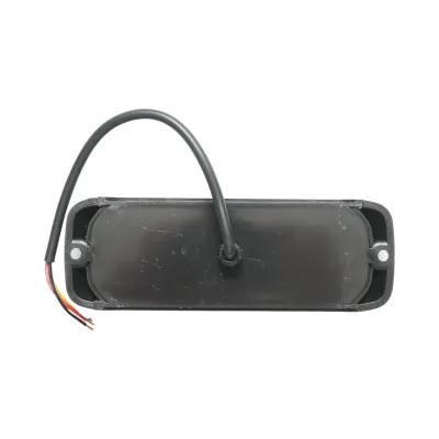 Luce stroboscopica laterale LED 12-24V rossa 9 funzioni 132x46x19mm FR1287 - immagine 3