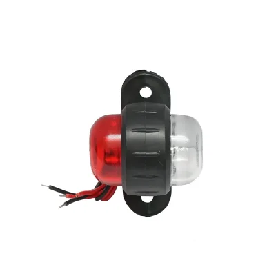 Luci di posizione laterali a LED 24V, rosso-bianco - immagine 4