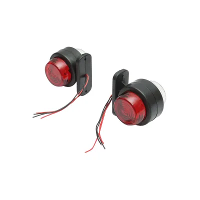 Luci di posizione laterali con LED 12/24V, rosso-bianco Breckner Germany - immagine 4