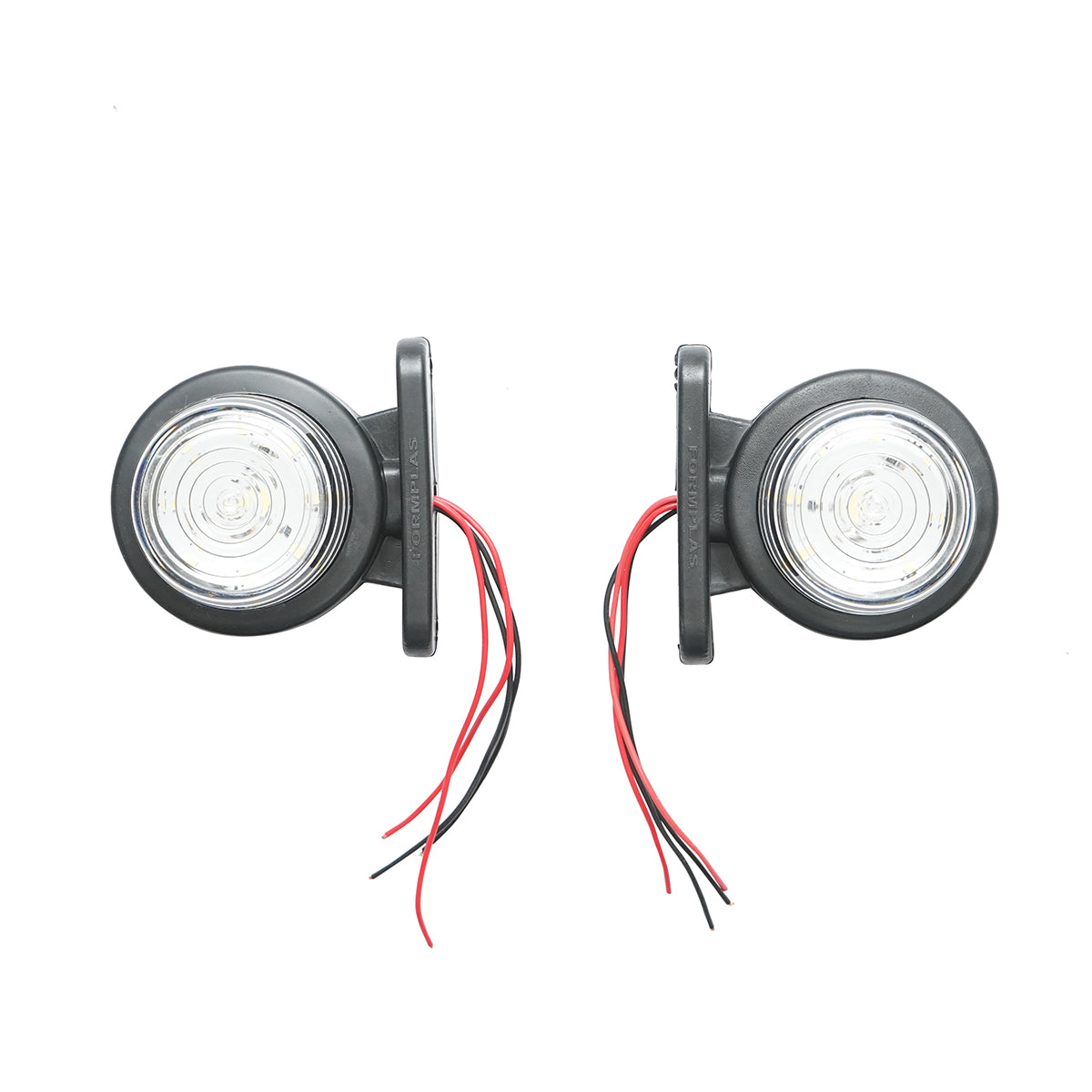Luci di posizione laterali con LED 12/24V, rosso-bianco Breckner Germany