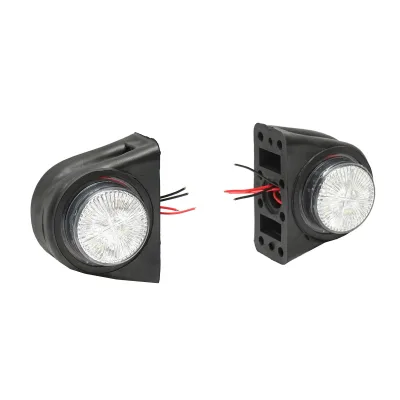 Luci di posizione laterali con LED 12/24V, rosso-bianco Breckner Germany - immagine 4