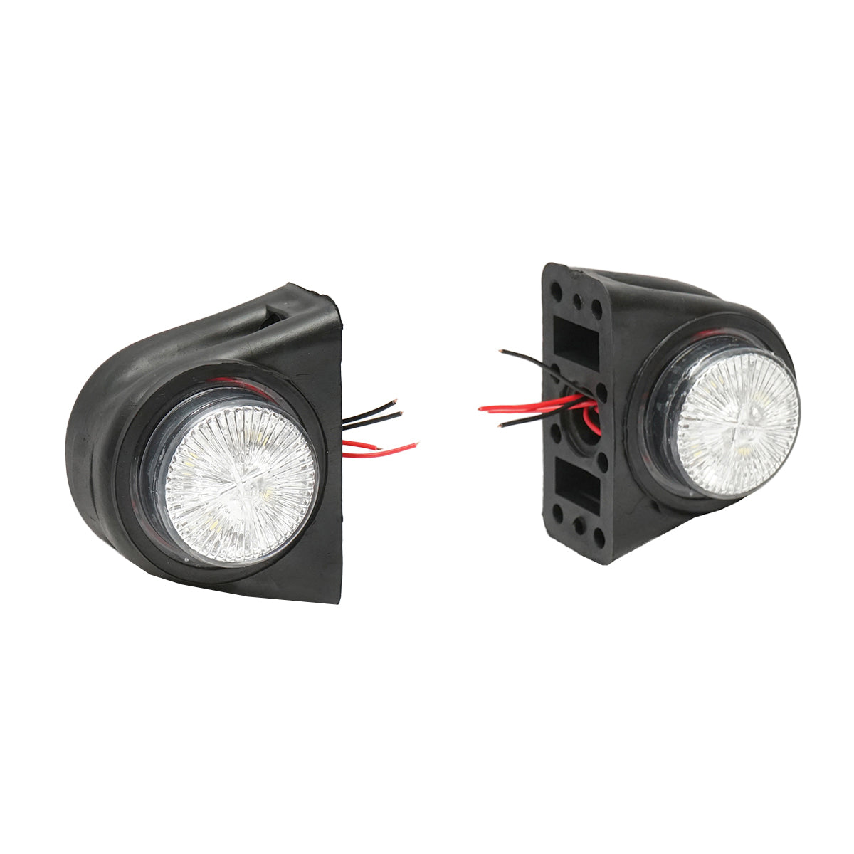 Luci di posizione laterali con LED 12/24V, rosso-bianco Breckner Germany - immagine 4