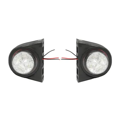 Luci di posizione laterali con LED 12/24V, rosso-bianco Breckner Germany - immagine 3