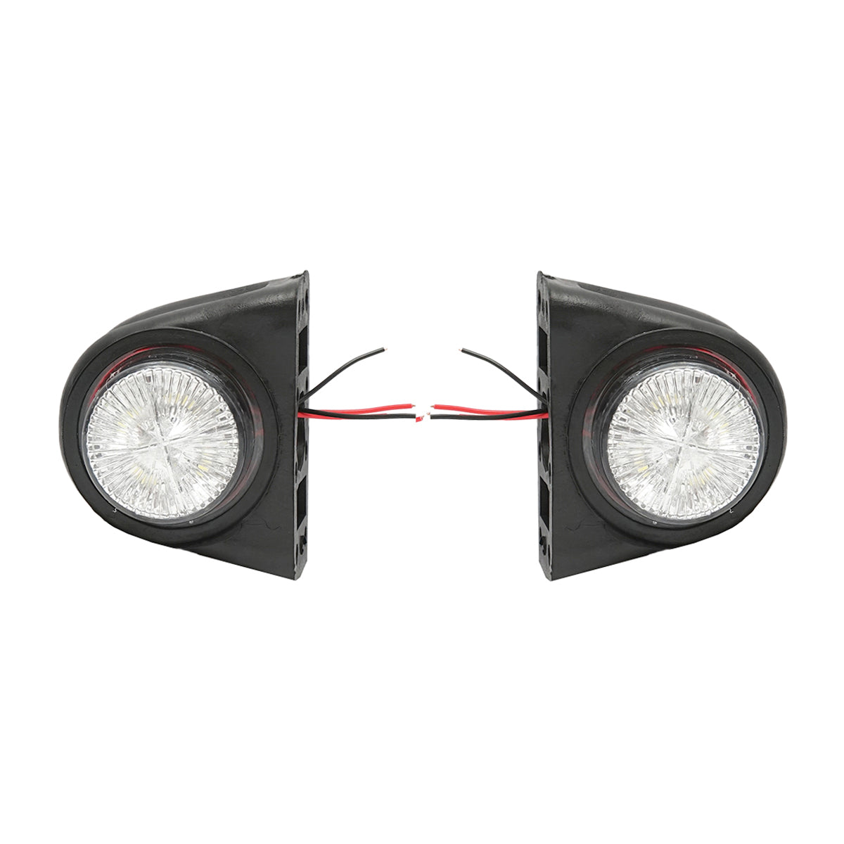 Luci di posizione laterali con LED 12/24V, rosso-bianco Breckner Germany - immagine 3