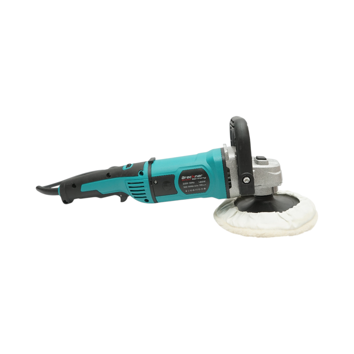 Lucidatrice e levigatrice da 1400 W, disco da 180 mm, 6 velocità da 300 a 3000 giri/min. Breckner Germany - immagine 2