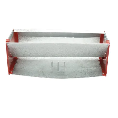 Mangiatoia per Conigli in Lamiera Zincata e Plastica Rigida, 25x9x13 cm - immagine 4