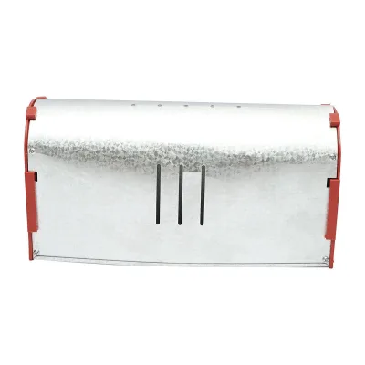 Mangiatoia per Conigli in Lamiera Zincata e Plastica Rigida, 25x9x13 cm - immagine 5