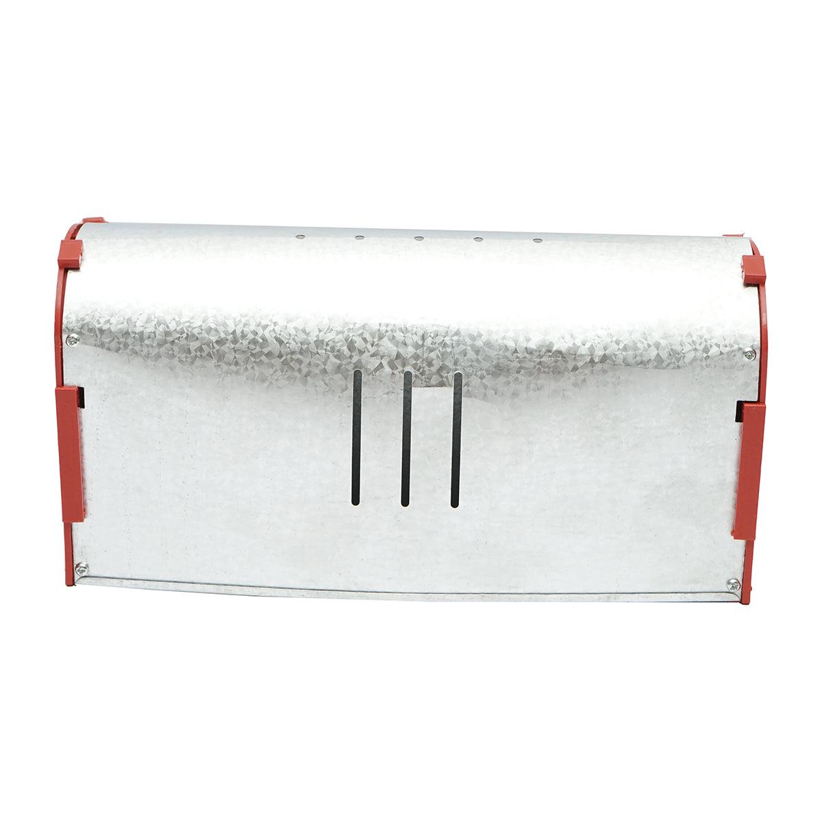 Mangiatoia per Conigli in Lamiera Zincata e Plastica Rigida, 25x9x13 cm - immagine 5