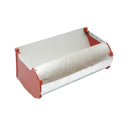 Mangiatoia per Conigli in Lamiera Zincata e Plastica Rigida, 25x9x13 cm - immagine 3