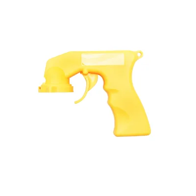 Manico giallo per pistola spray per tubi di vernice