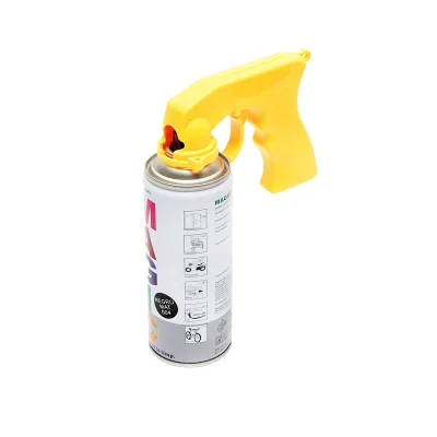 Manico giallo per pistola spray per tubi di vernice - immagine 2