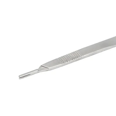Manico Per Bisturi No 3 In Acciaio Inox Bisturi Maniglia n° 3 per lame di bisturi nr. 10-17 - immagine 3