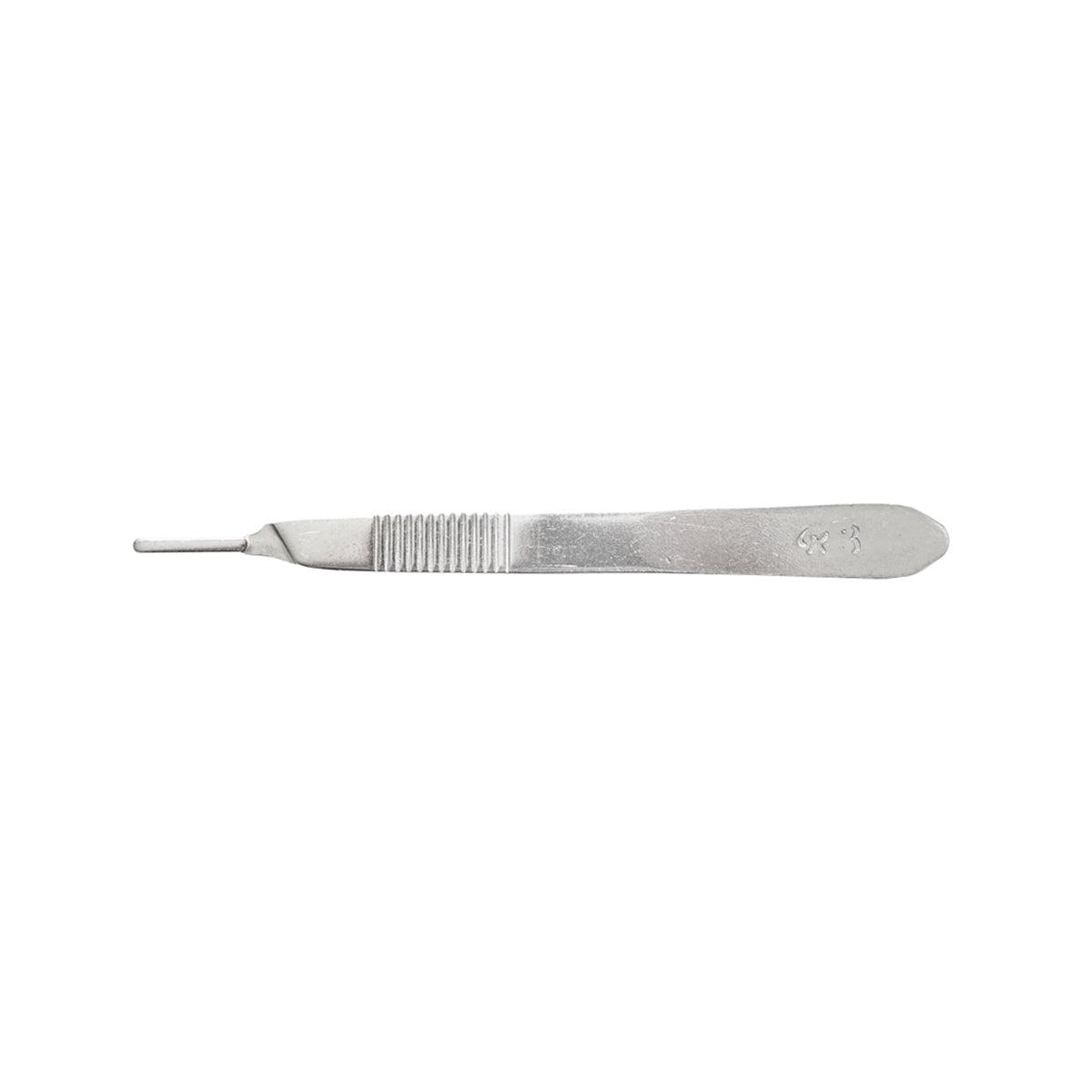 Manico Per Bisturi No 3 In Acciaio Inox Bisturi Maniglia n° 3 per lame di bisturi nr. 10-17