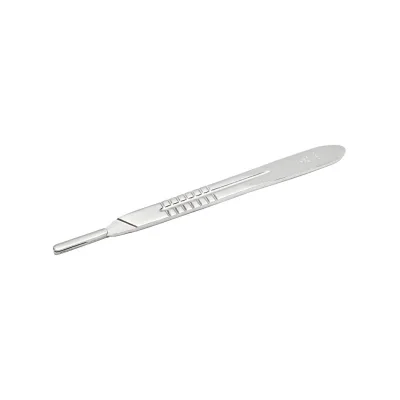 Manico Per Bisturi No 3 In Acciaio Inox Bisturi Maniglia n° 3 per lame di bisturi nr. 18-24 - immagine 2