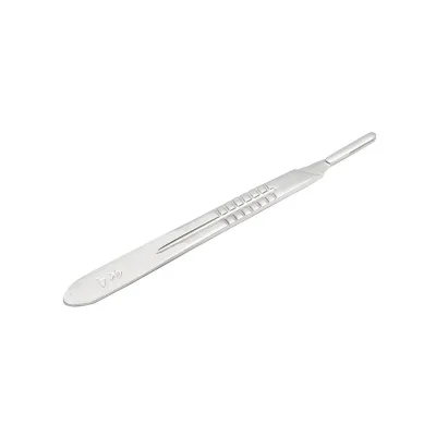 Manico Per Bisturi No 3 In Acciaio Inox Bisturi Maniglia n° 3 per lame di bisturi nr. 18-24 - immagine 3
