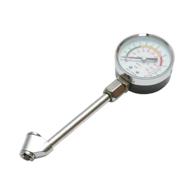 Manometro analogico per pneumatici a doppia testa 0-16 bar Breckner Germany - immagine 3