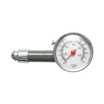 Manometro analogico per pneumatici con pulsante di rilascio della pressione 0-7,5 bar Breckner Germany