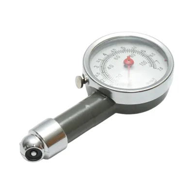 Manometro analogico per pneumatici con pulsante di rilascio della pressione 0-7,5 bar Breckner Germany - immagine 5