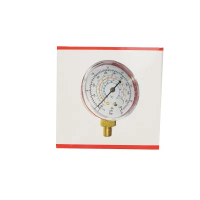 Manometro bassa pressione (rosso) per aria condizionata, freon 70mm 1/8 Breckner Germany - immagine 3