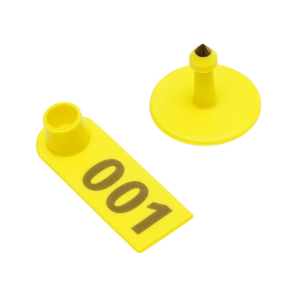 Marchio Auricolare Numerato 001-100 Marchi Auricolari Per Ovini Set Marchi Auricolari In Plastica Per Bestiame
