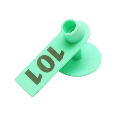 Marchio Auricolare Numerato 101-200 Marchi Auricolari Per Ovini Set Marchi Auricolari In Plastica Per Bestiame - immagine 2