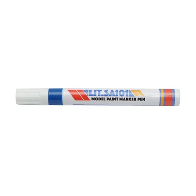 Marker per vernice blu a base di olio, impermeabile, ad asciugatura rapida, confezione da 12 pezzi - immagine 3