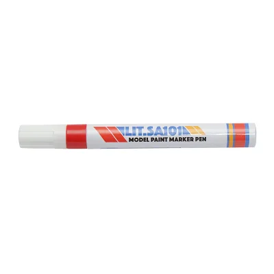 Marker per vernice rossa a base di olio, impermeabile, ad asciugatura rapida, confezione da 12 pezzi - immagine 3