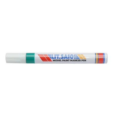 Marker per vernice verde a base di olio, impermeabile, ad asciugatura rapida, confezione da 12 pezzi - immagine 3