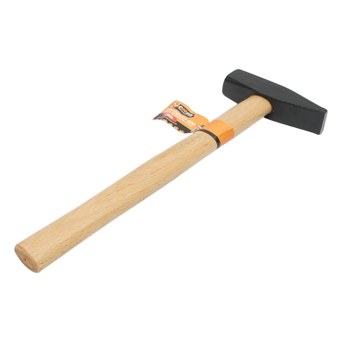 Martello 500g. acciaio, Manico in Legno, Martello da fabbro/meccanico/falegname Coofix - immagine 2