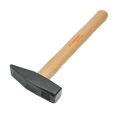 Martello 600g. acciaio, Manico in Legno 320mm, Martello da fabbro/meccanico/falegname Breckner Germany - immagine 2