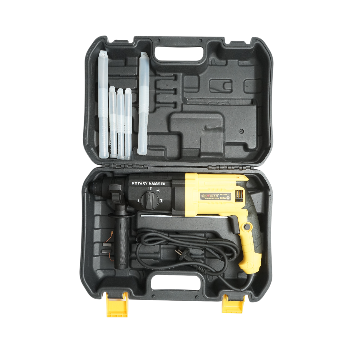Martello perforatore 800W, 3 Joule con mandrino SDS Plus, diametro 26mm, velocità 1120rpm Crownman - immagine 2