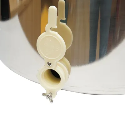 Maturatore in acciaio inox con coperchio per miele, capacità 100 kg - immagine 6