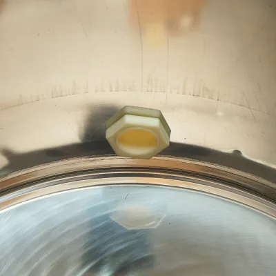 Maturatore in acciaio inox con coperchio per miele, capacità 200 kg - immagine 2