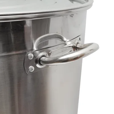 Maturatore in acciaio inox con coperchio per miele, capacità 200 kg - immagine 6