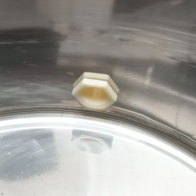 Maturatore in acciaio inox con coperchio per miele, capacità 300 kg - immagine 6