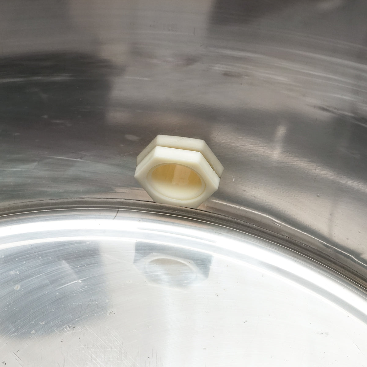 Maturatore in acciaio inox con coperchio per miele, capacità 300 kg - immagine 6