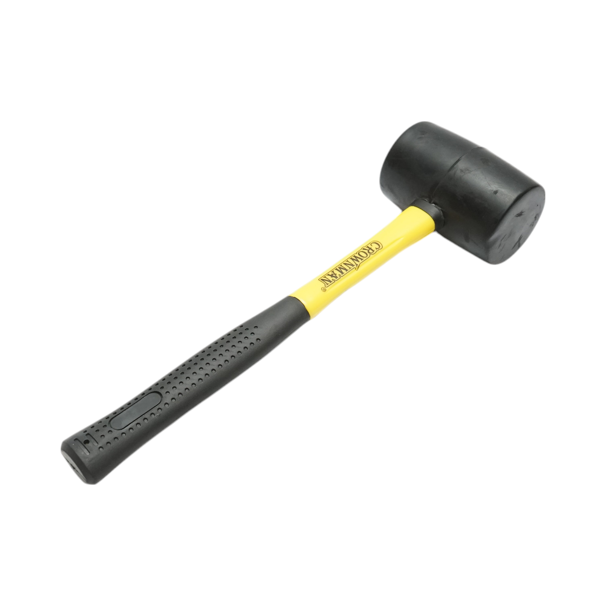 Mazza in gomma da 640 g con manico professionale in fibra di vetro Crownman - immagine 3