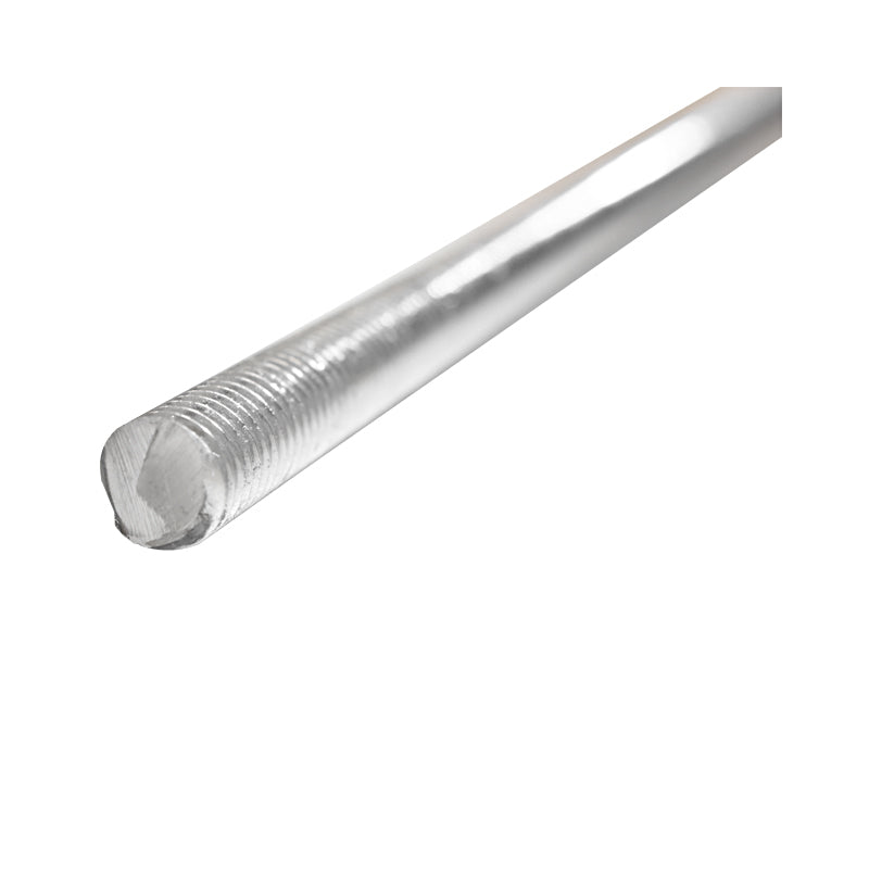 Messa a terra 50 cm, asta filettata 10 mm e 2 dadi per recinzione elettrica - immagine 3