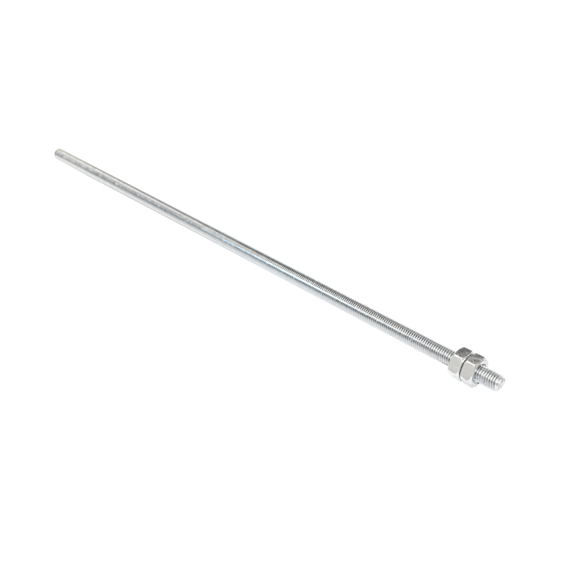Messa a terra 50 cm, asta filettata 10 mm e 2 dadi per recinzione elettrica - immagine 4