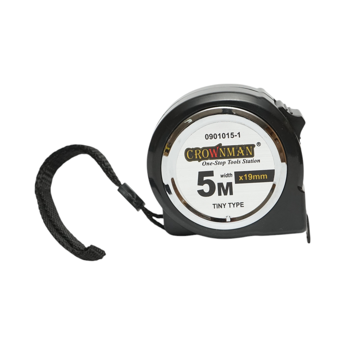 Metro a nastro professionale 5mx19mm, cassa in ABS, nastro in acciaio, classe di precisione II