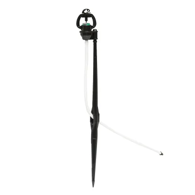 Microaspersore rotativo PC con asta da 40cm, portata 35l/h per sistemi di irrigazione