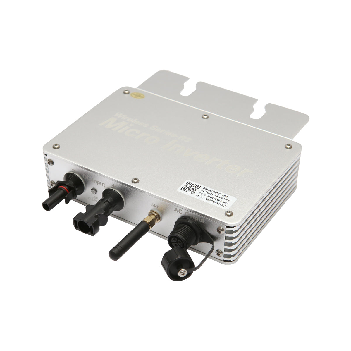 Microinverter per pannelli solari fotovoltaici 400W, 230V, WiFi, IP65, MPPT - immagine 3