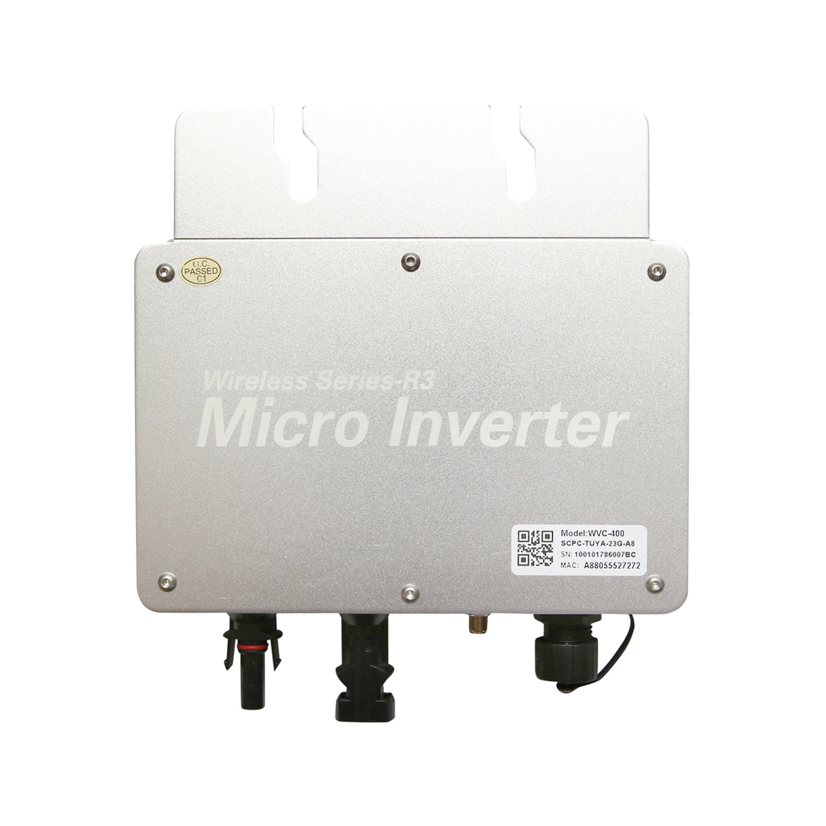 Microinverter per pannelli solari fotovoltaici 400W, 230V, WiFi, IP65, MPPT - immagine 2