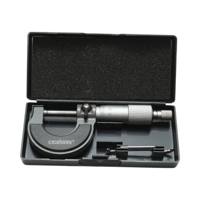 Micrometro meccanico per esterni 0-25mm Crownman